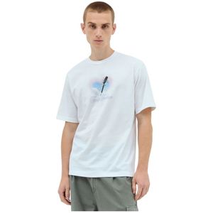 ICE & Techno, Heren, Tops, Wit, Maat: S Katoen,