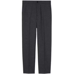 Gucci, Heren, Broeken, Grijs, Maat: XL Wol,