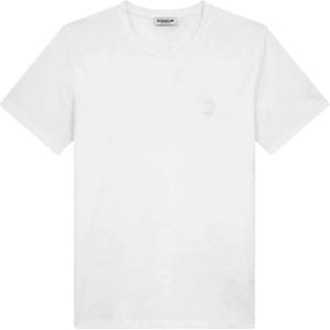 Dondup, Heren, Tops, Wit, Maat: S Katoen,