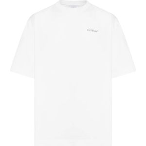 Off White, Heren, Tops, Wit, Maat: S