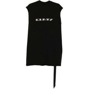 Rick Owens, Heren, Tops, Zwart, Maat: M Katoen,