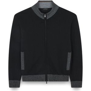 Paul & Shark, Heren, Truien, Zwart, Maat: L Wol,