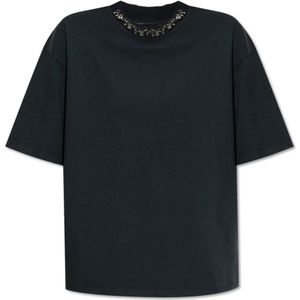 Golden Goose - T-shirt - Blauw - Katoen