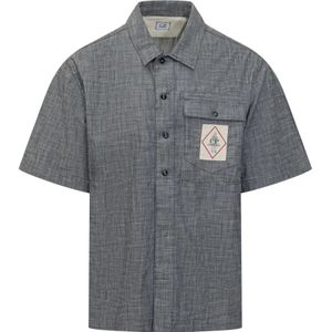 C.p. Company, Heren, Overhemden, Grijs, Maat: XL Katoen,