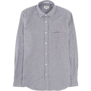 Hartford, Heren, Overhemden, Grijs, Maat: M Katoen,