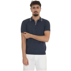 Gran Sasso, Heren, Tops, Blauw, Maat: 3XL Katoen,