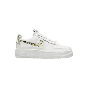 Nike Wit Luipaard Laag Pixel Beperkte Oplage , White , Heren , Maat: 44 1/2 EU