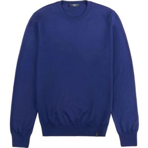 Fay, Heren, Truien, Blauw, Maat: XL