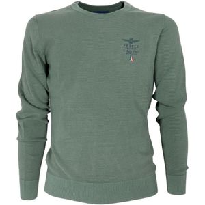 Aeronautica Militare, Heren, Truien, Groen, Maat: S Katoen,