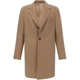 Boggi Milano, Heren, Mantels, Beige, Maat: S Kasjmier,