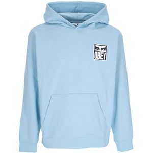 Obey, Heren, Sweatshirts & Hoodies, Blauw, Maat: XL Katoen,