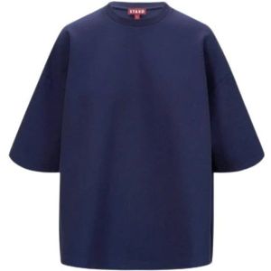 Staud, Dames, Tops, Blauw, Maat: M