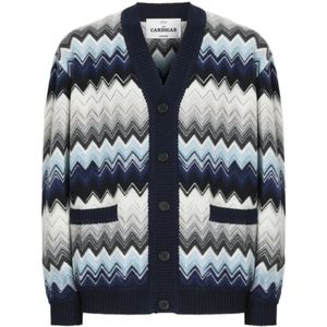 Missoni, Heren, Truien, Veelkleurig, Maat: L