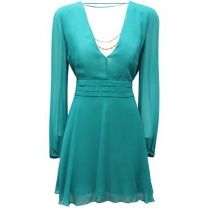 Patrizia Pepe, Dames, Jurken, Blauw, Maat: S