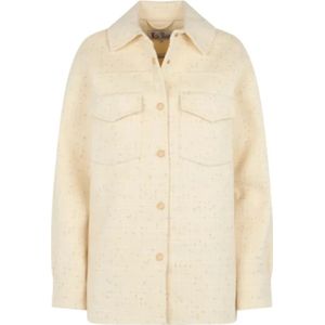 Saint Barth, Dames, Jassen, Beige, Maat: M Wol,