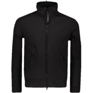C.p. Company, Heren, Jassen, Zwart, Maat: M Synthetisch,