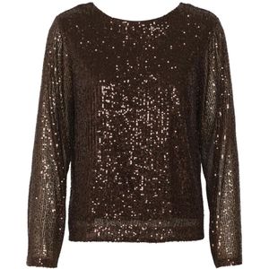 Part Two, Dames, Blouses & Shirts, Bruin, Maat: XS Poliester,