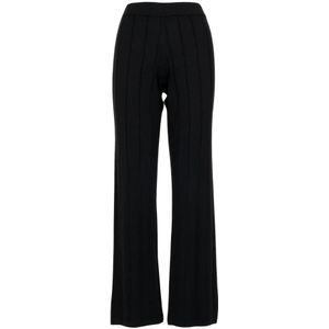 Gran Sasso, Dames, Broeken, Zwart, Maat: XS Wol,