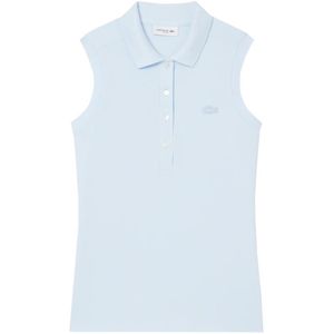 Lacoste, Dames, Tops, Blauw, Maat: M Piqué,