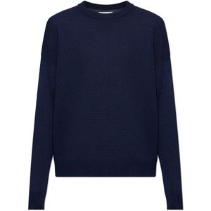 Jil Sander, Heren, Truien, Blauw, Maat: M Kasjmier,