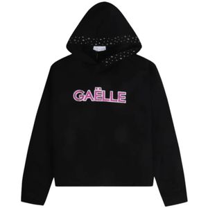 Gaëlle Paris, Dames, Sweatshirts & Hoodies, Zwart, Maat: S Katoen,