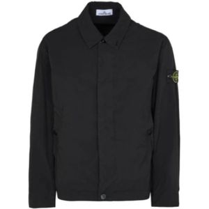 Stone Island, Heren, Jassen, Blauw, Maat: S