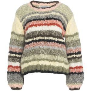 Dawn x Dare, Dames, Truien, Veelkleurig, Maat: M Nylon,