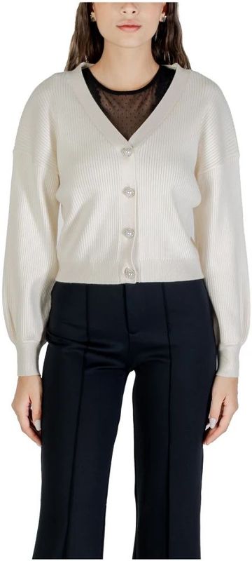 Guess, Dames, Truien, Beige, Maat: L Viscose,