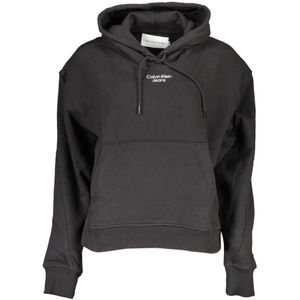 Calvin Klein, Heren, Sweatshirts & Hoodies, Zwart, Maat: XL Katoen,