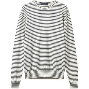 Brooks Brothers, Heren, Truien, Wit, Maat: 3XL Katoen,