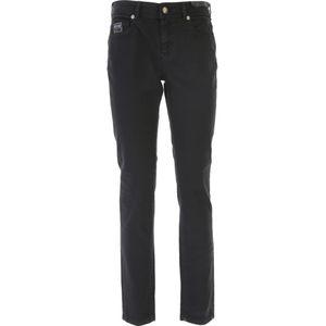 Versace Jeans Couture, Dames, Jeans, Zwart, Maat: W30 Denim,