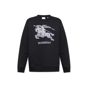 Burberry Sweatshirt with logo , Black , Heren , Maat: L