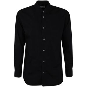 Tintoria Mattei 954, Heren, Overhemden, Zwart, Maat: 4XL