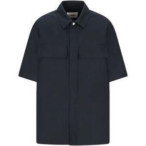 Jil Sander, Heren, Overhemden, Blauw, Maat: S