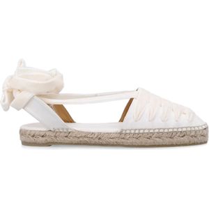 Castañer, Dames, Schoenen, Wit, Maat: 41 EU Satijn,