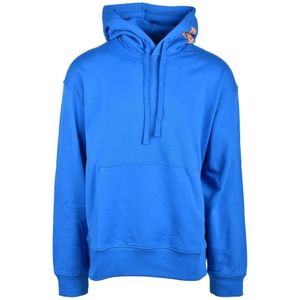 Diesel, Heren, Sweatshirts & Hoodies, Blauw, Maat: L Katoen,