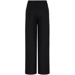 Emporio Armani, Dames, Broeken, Zwart, Maat: S Jersey,