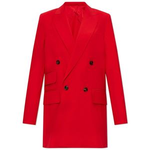 Max Mara, Dames, Jassen, Rood, Maat: XS Wol,