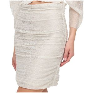 Sabina Musayev, Dames, Rokken, Wit, Maat: S Zijde,