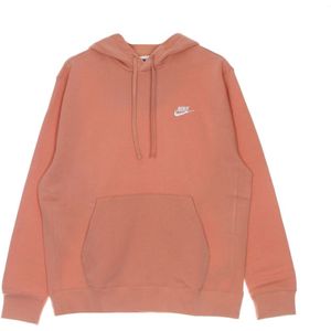 Nike, Heren, Sweatshirts & Hoodies, Oranje, Maat: XL Fleece,