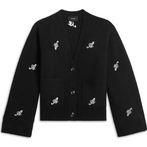 Axel Arigato, Dames, Truien, Zwart, Maat: M Wol,