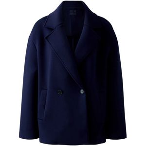 Oui, Dames, Jassen, Blauw, Maat: L Viscose,