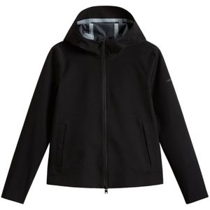 Woolrich, Dames, Jassen, Zwart, Maat: M Zijde,