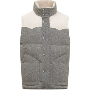 Brunello Cucinelli, Heren, Jassen, Grijs, Maat: L Leer,