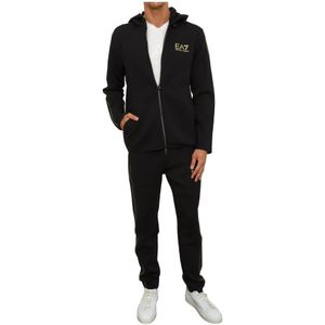 EA7 Emporio Armani - Sweatvest - Crème / Lichtgeel / Zwart