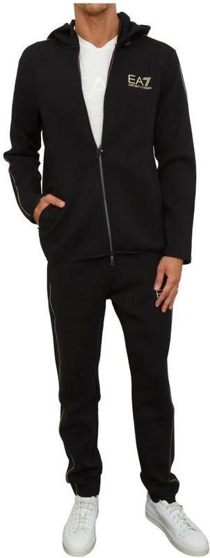 EA7 Emporio Armani - Sweatvest - Crème / Lichtgeel / Zwart