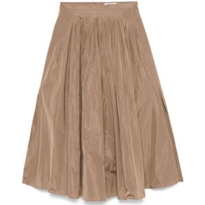 Max Mara, Dames, Rokken, Bruin, Maat: XS Taf,