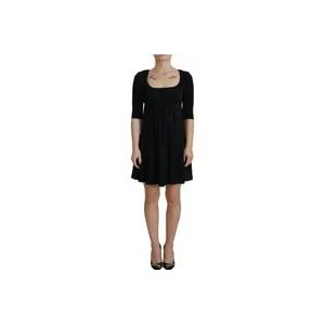 Dsquared2 Zwarte A-lijn Sheath Jurk , Black , Dames , Maat: 2XS