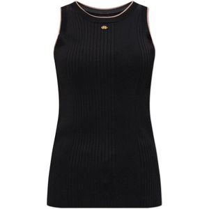Amiri, Dames, Tops, Zwart, Maat: L Viscose,