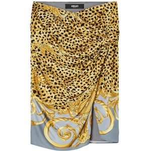 Versace, Dames, Rokken, Veelkleurig, Maat: XS Viscose,